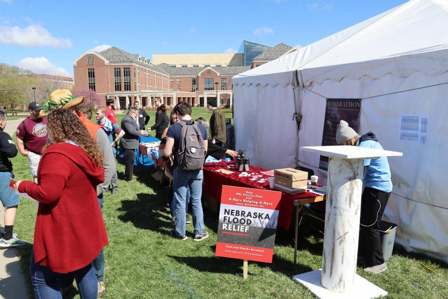 Swag table at Homerathon 2018