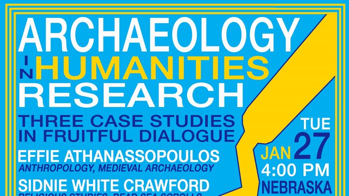 Archaeology in Humanities Research three case studies in fruitful dialogue