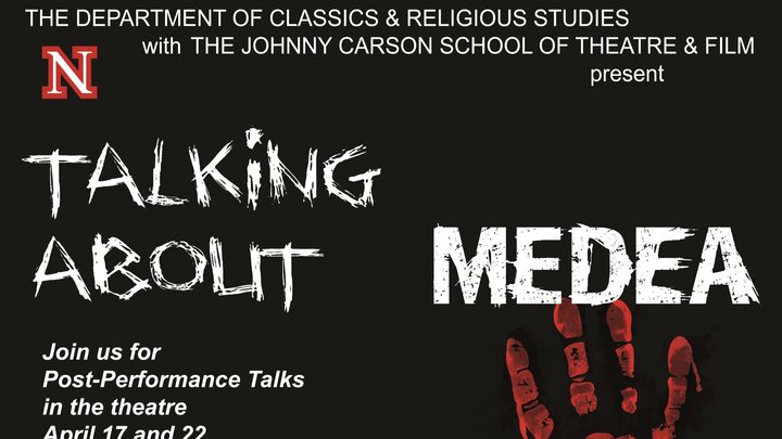 Talking about Medea event poster