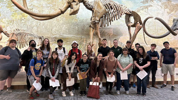 Students at Morrill Hall