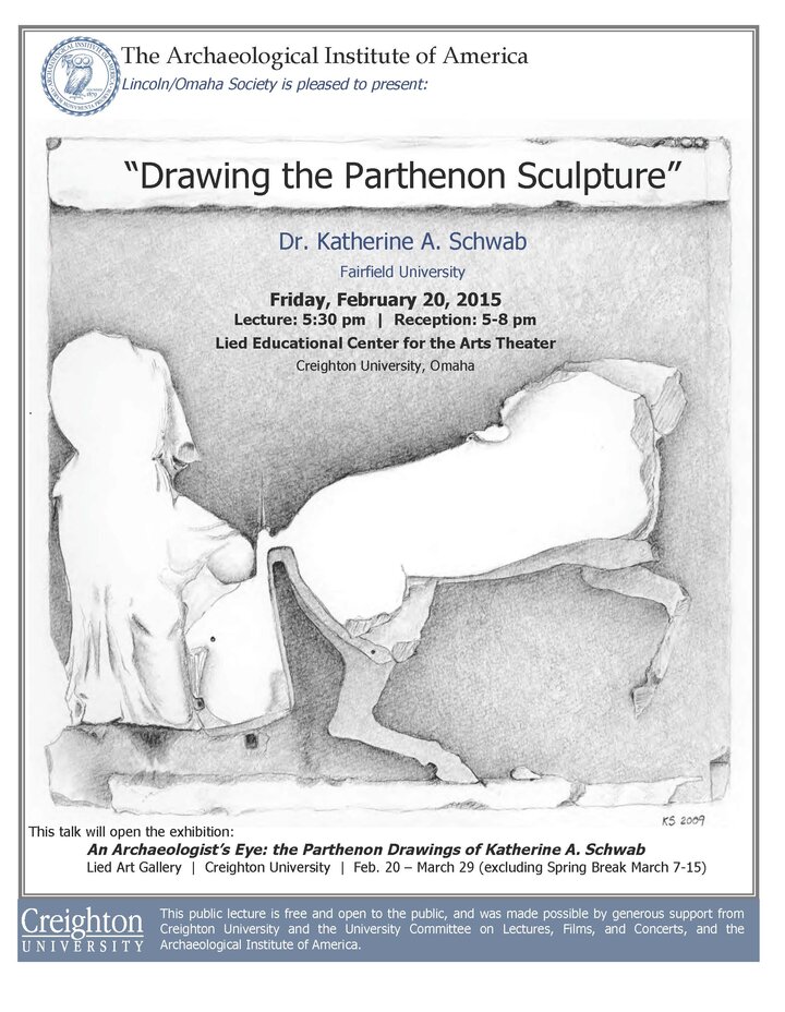 "Drawing the Parthenon Sculpture" poster